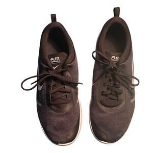 Nike Flex  8 Black Athletic Shoes. 9.5